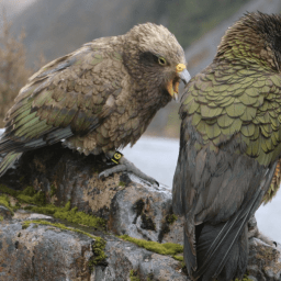 Recording interactions between kea